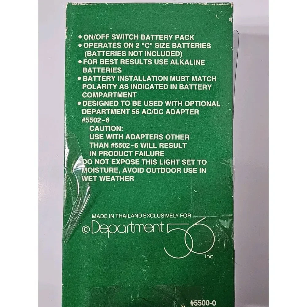 Department 56 The Original Snow Village Traffic Light Set #5500-0 Christmas‎